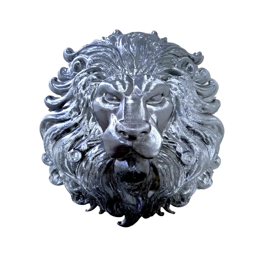 3D Lion Head - Decorative Insert for Gate and Fencing