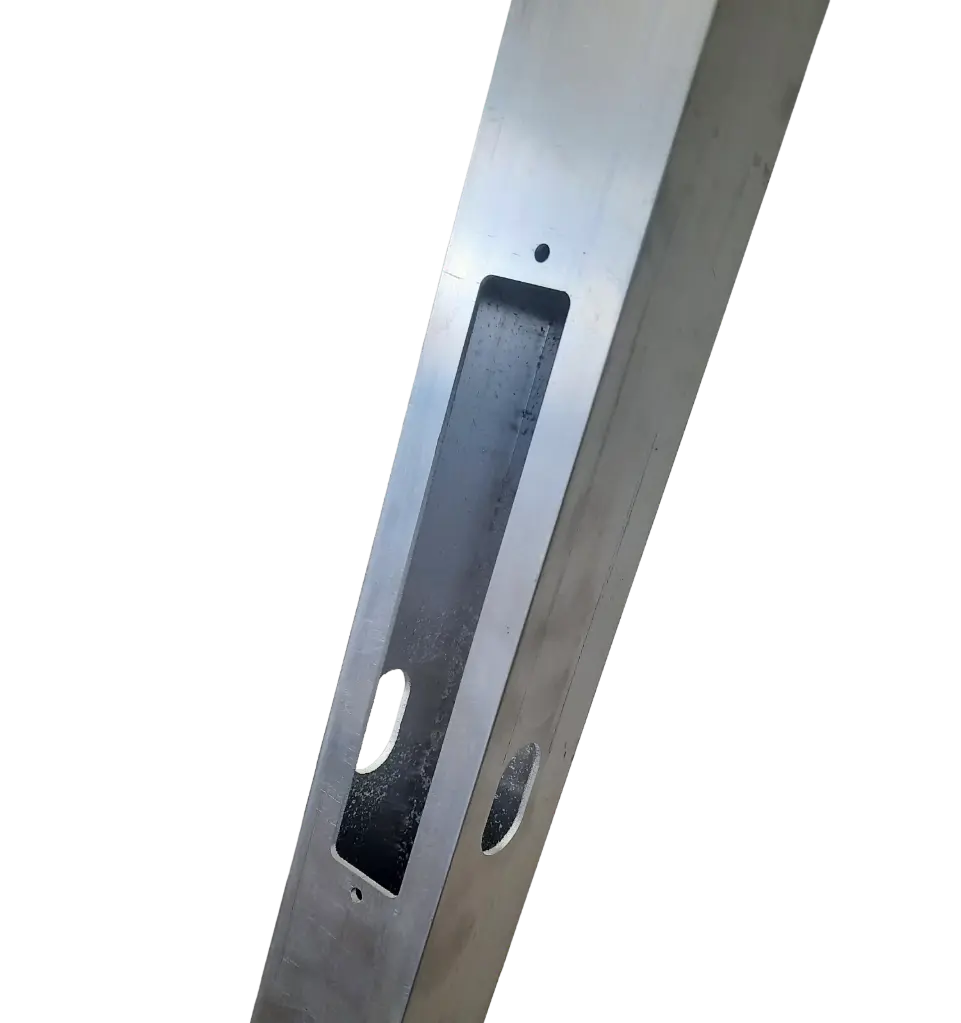 Lock Tube Box SLIDING GATE LOCKTON - 50x50x3mm Aluminium - 3000mm