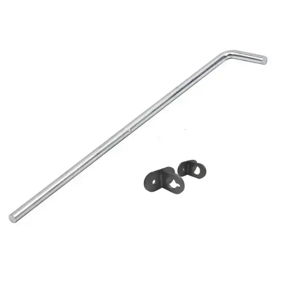 SCREW IN - Heavy Duty Long Drop Bolt 800mm long 16mm Pin - Finished Galvanised