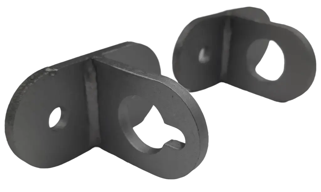 Screw On Lugs for Drop Bolt size 16mm - One Set ZINC Plated 