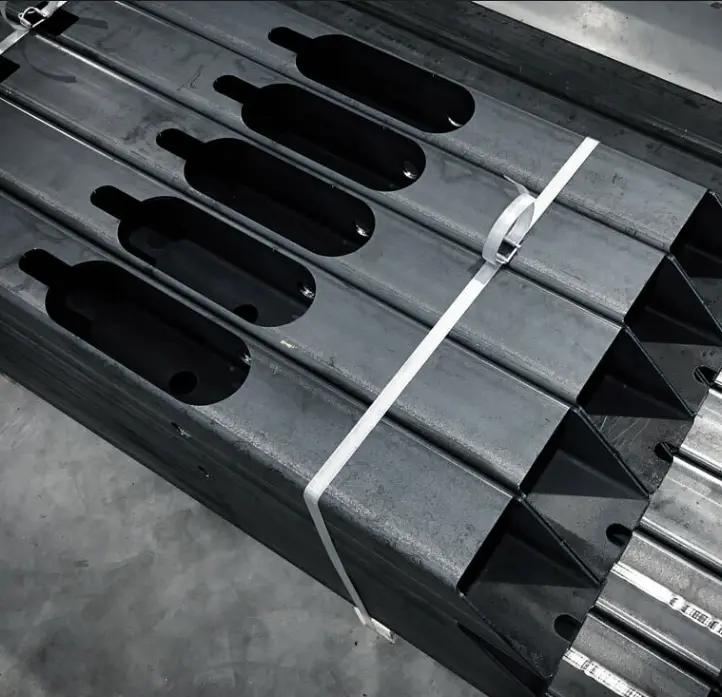 Custom Laser Cut Steel Tube 40x40x2mm - Per Meter