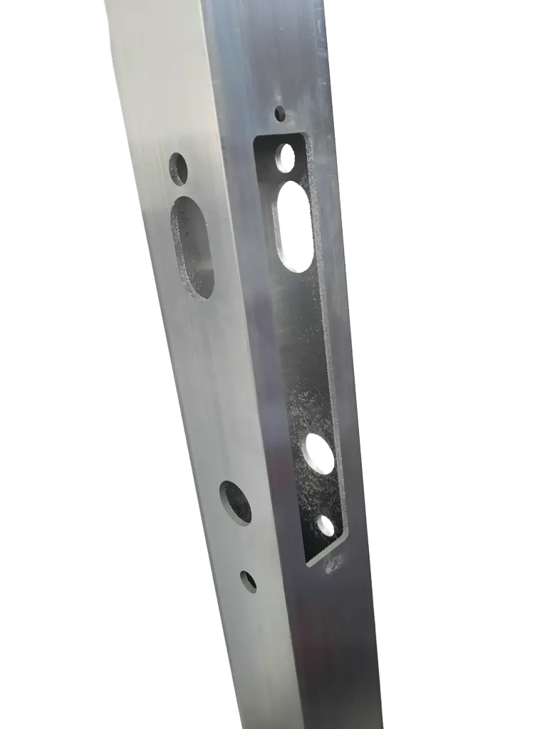 Lock Tube Lockton 50x50x1.6 250mm Aluminium SHORT