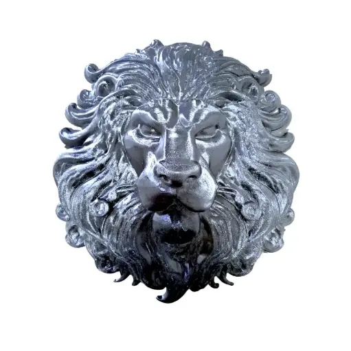 [3DLIONBK] 3D Lion Head - Decorative Insert for Gate and Fencing