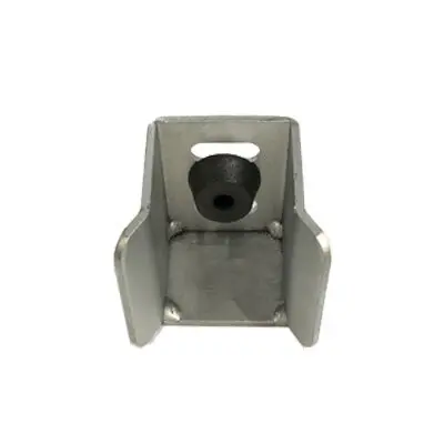 [SGSB421] Steel Sliding Gate Holder/Catcher for Gates 75mm, Top Cap and Rubber