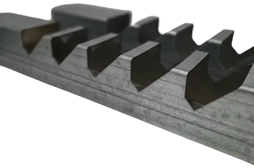 [JG545ST] GATE WELDING JIG 50x50x1.6mm GALV Galvanised Steel with 50x10mm Slot at 45 degrees 