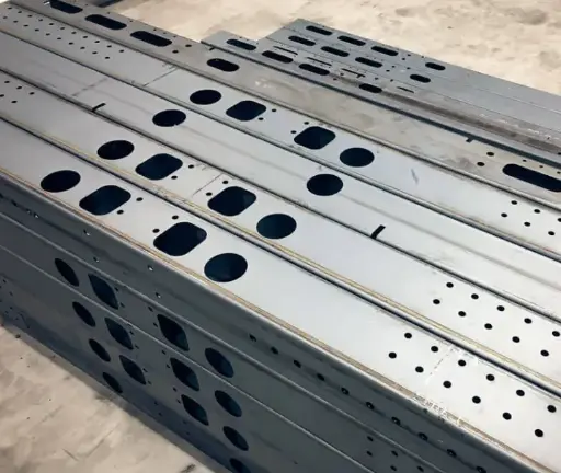 [LC32ST] Custom Laser Cut Galvanised Steel Tube 30x30x2mm 