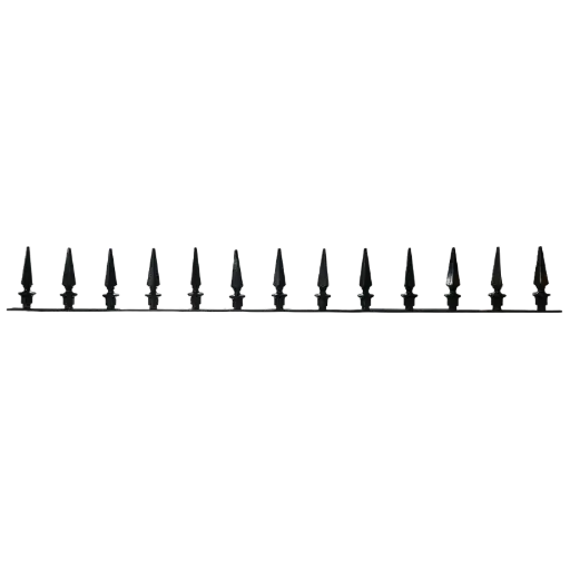 [SE150BK] Black Spear Fencing Extension Screw on/Weld on : 150 (H) x 1000mm long